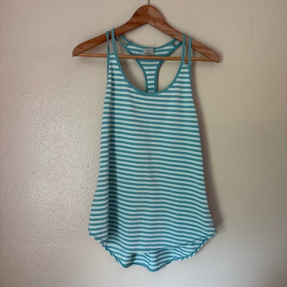 ❇️CALIA by Carrie Underwood Aqua Striped Tank Top 2 for $22❇️